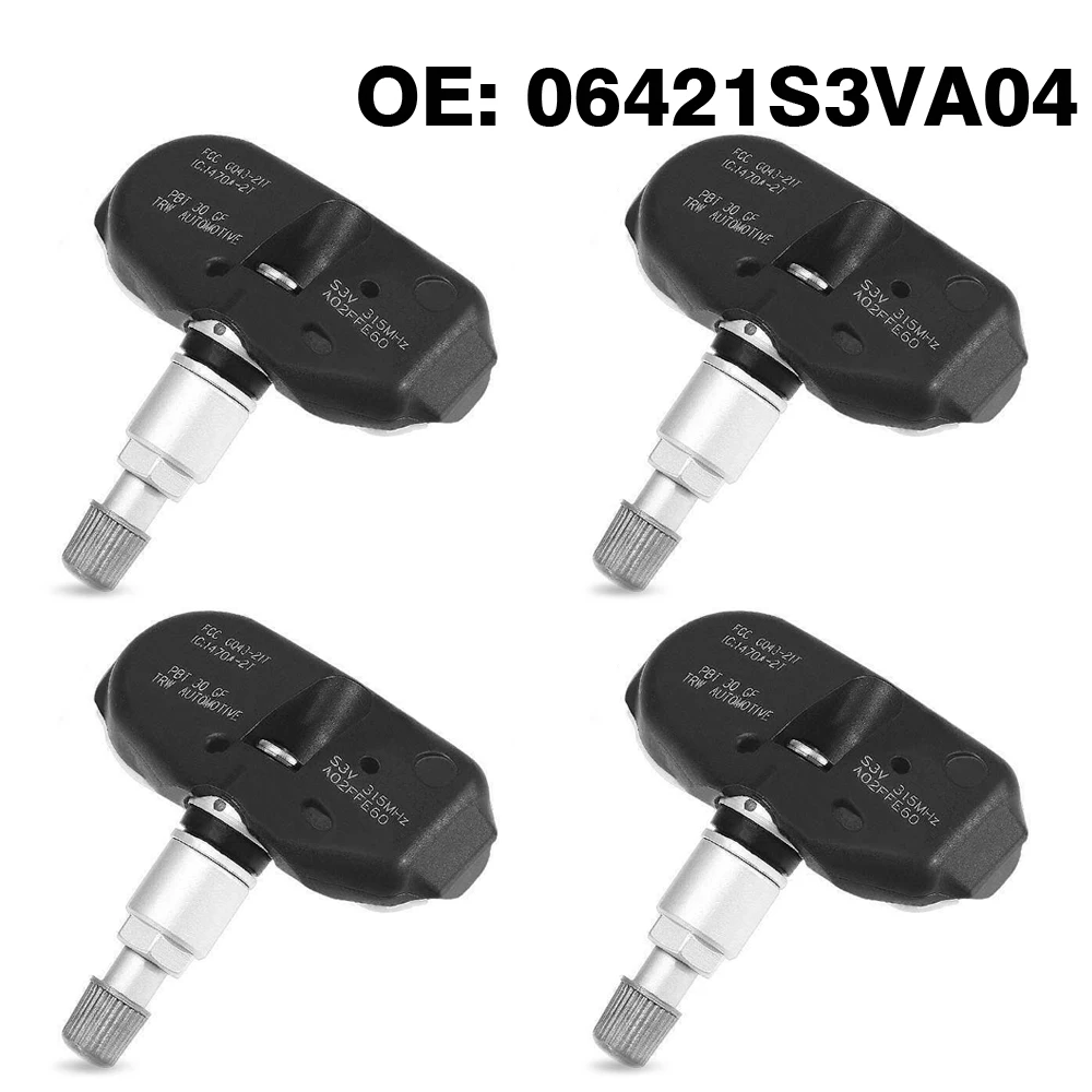 

4PCS Car Tire Pressure Monitor Sensor TPMS 315MHZ For Honda MDX RL TL Odyssey Ridgeline for Acura MDX RL TL