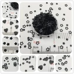 30g/Lot Black Series Loose Sequins Glitter Paillettes For DIY Nail Craft,Craft Making, Wedding Decoration confetti Wholesale