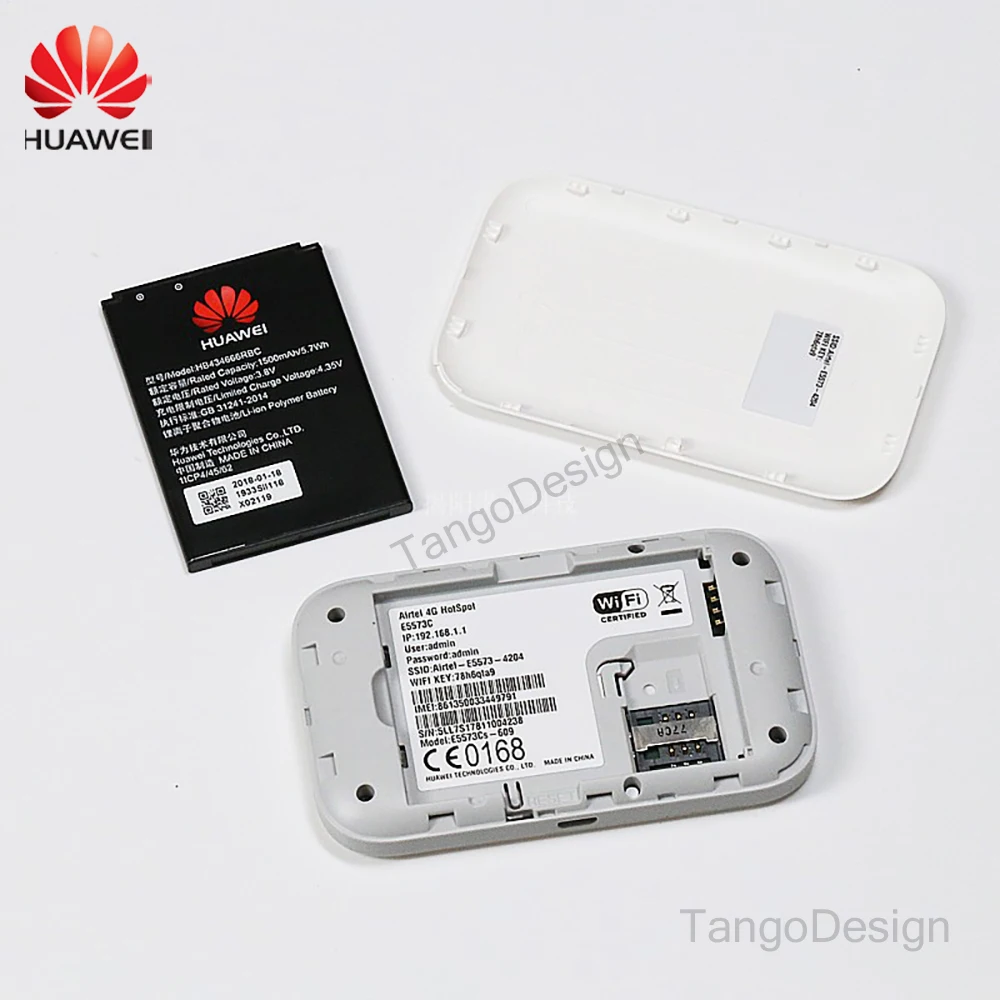 Huawei E5573Cs-609 4G HOTSPOT LTE Modem Mobile Router Wifi portatile 150Mbps con Slot per SIM Card