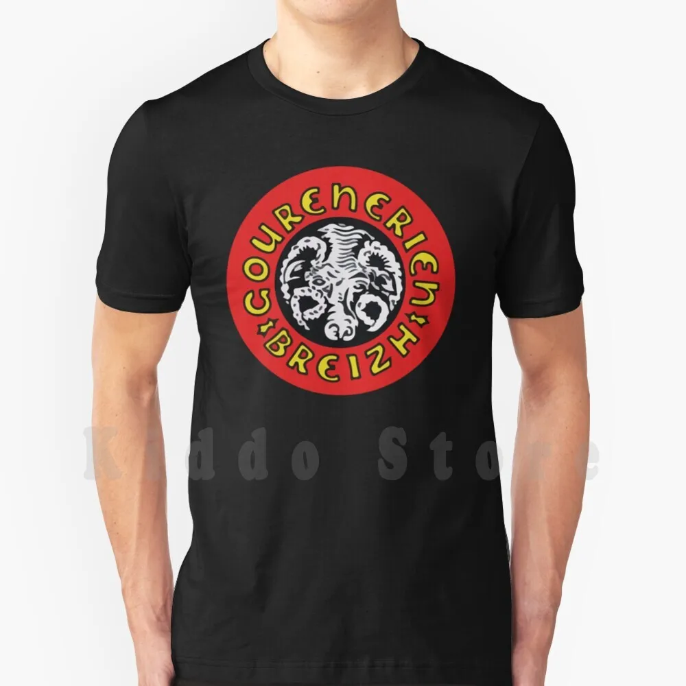 Camiseta Gourenerien Breizh para hombre, algodón, S-6xl, Gouren, deporte, artes marciales, Gourenerien Breizh, Francia, deporte de artes marciales