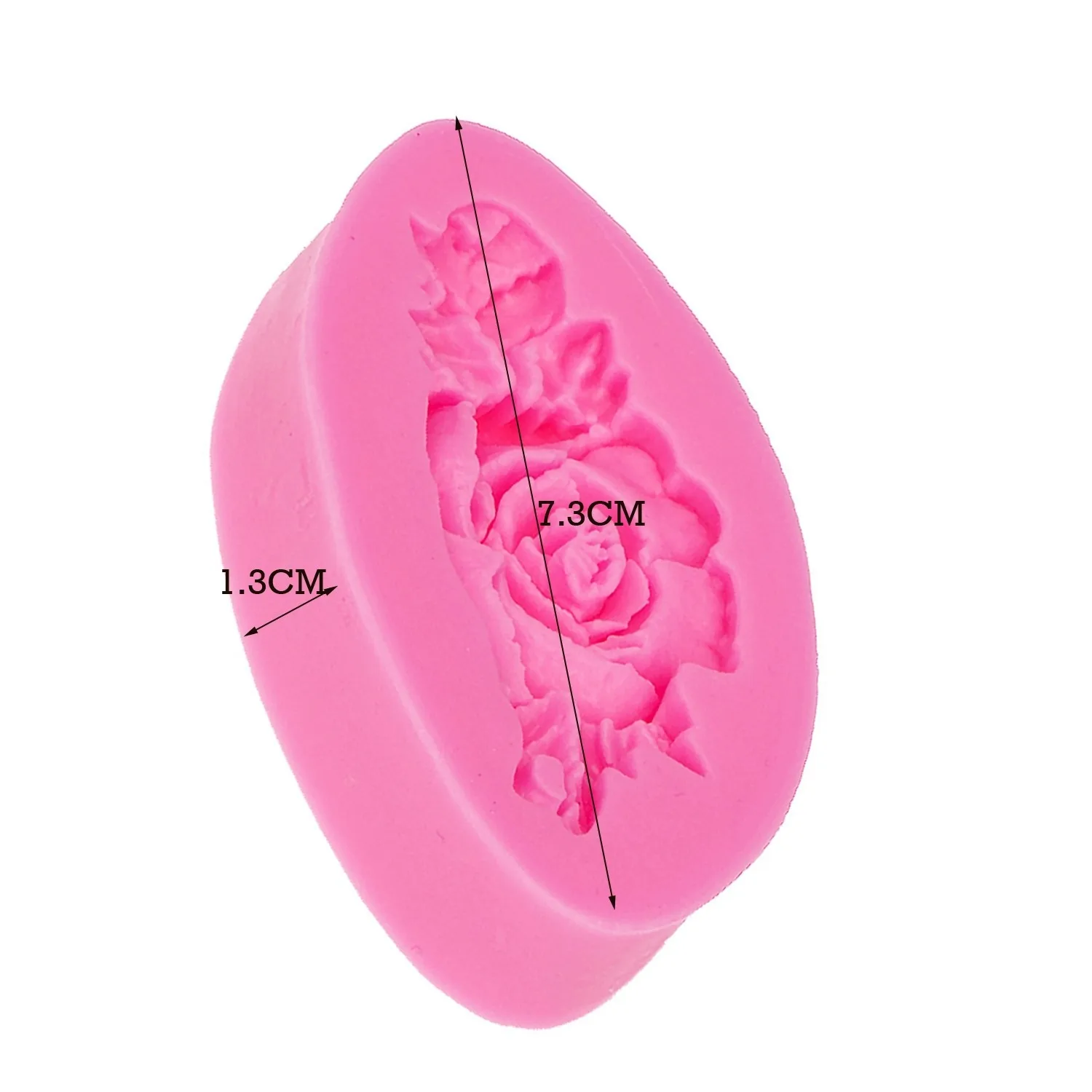 Rose Flower Cake Silicone Mold Fondant Cake Decorating Chocolate Candy Molds Resin Clay Soap Mould Kitchen Baking Cake Tools