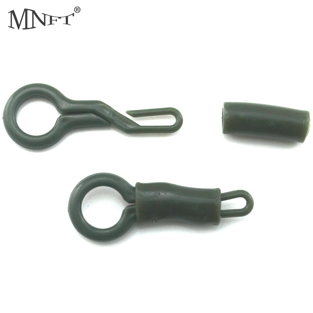 MNFT 120 Set Back Lead Clip and Silicone Sleeve Locking Tubes Carp Fishing Convert Lead Sleeves Fishing Accessories