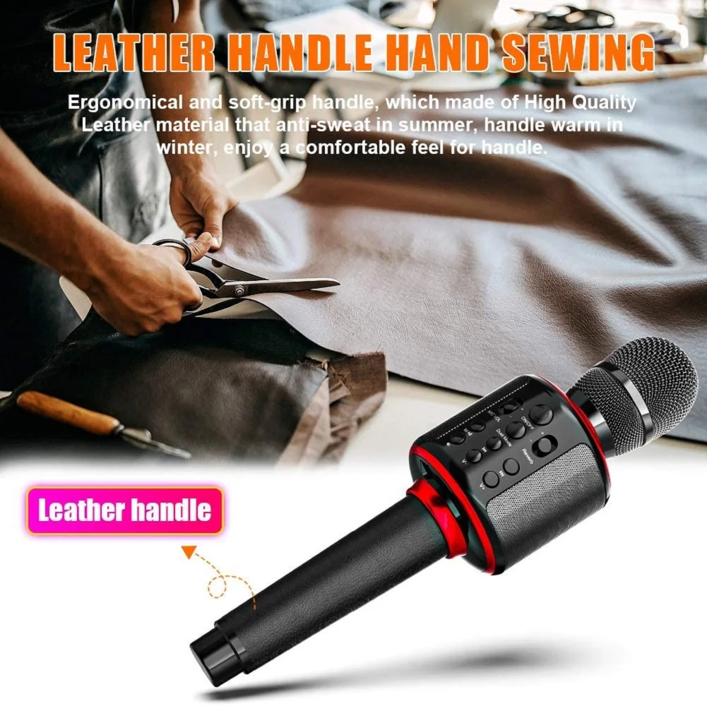 Microfono Karaoke Wireless KTV con Bluetooth