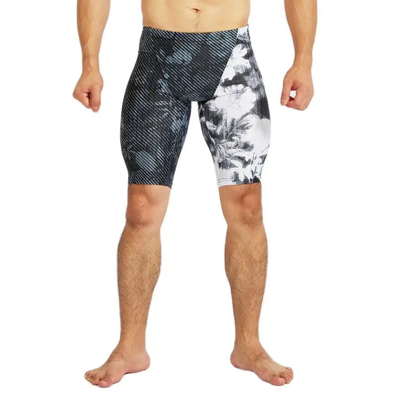 Men Swimwear Tight Swim Trunks Plus Size Quick Dry Swimming Shorts Mens Swimsuit Boys Beach Shorts Swimming Trunks Pants