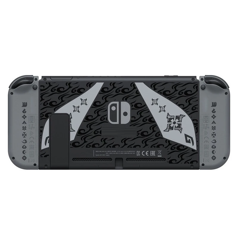 Carcasa de repuesto para Nintendo Switch Limited Monster Hunter RISE, carcasa Joy-con, base de carga, funda para base de TV