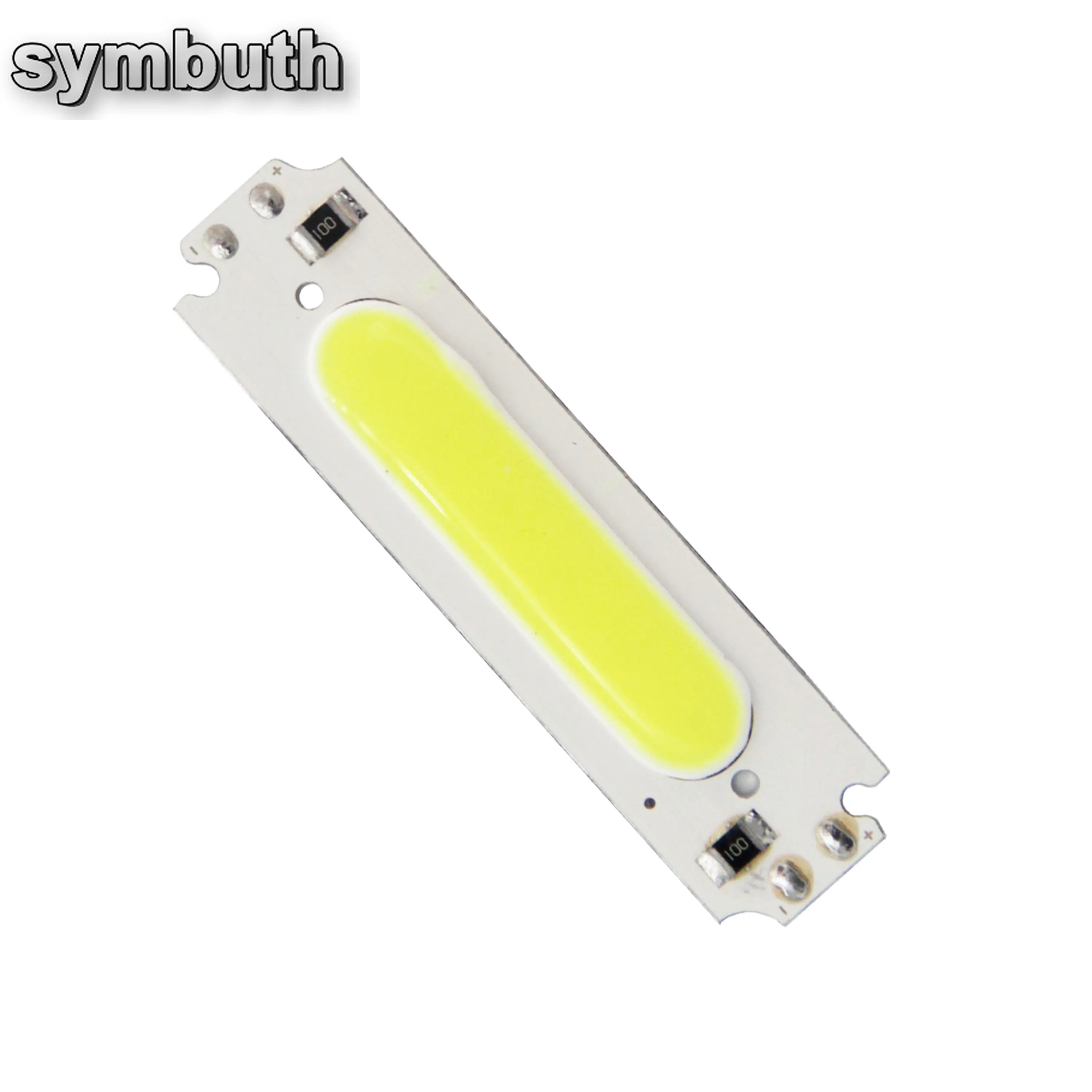 Barra LED COB de 12V CC, tira de iluminación de diodo de 2W, Color rojo, azul, rosa, verde, amarillo y blanco, 60x15mm, para lámpara de bricolaje