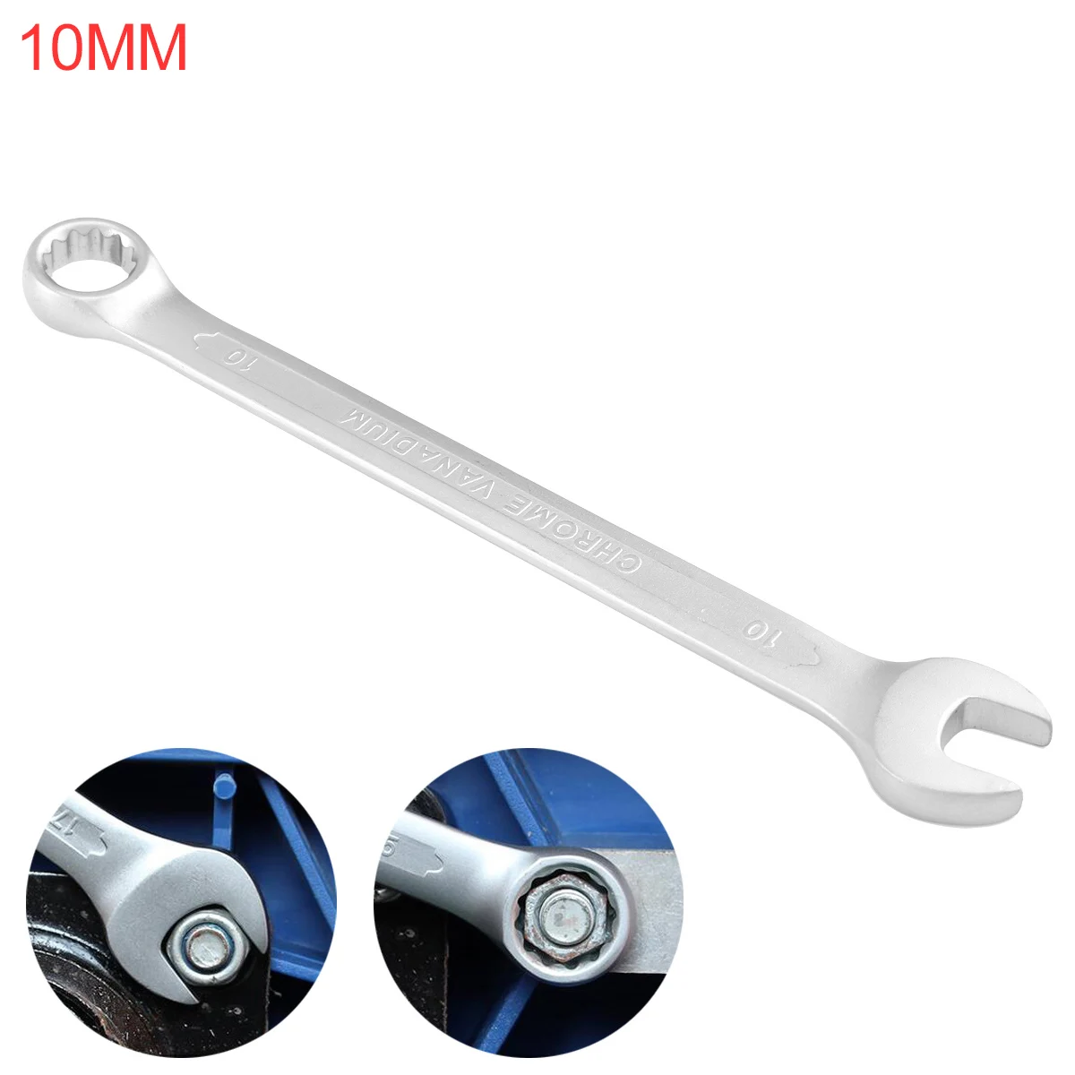 

Combination Wrench 8mm 9mm 10mm Dual Head Ratchet Wrenches Dual-use Wrench Combination Spanner Open End and Plum End Spanner