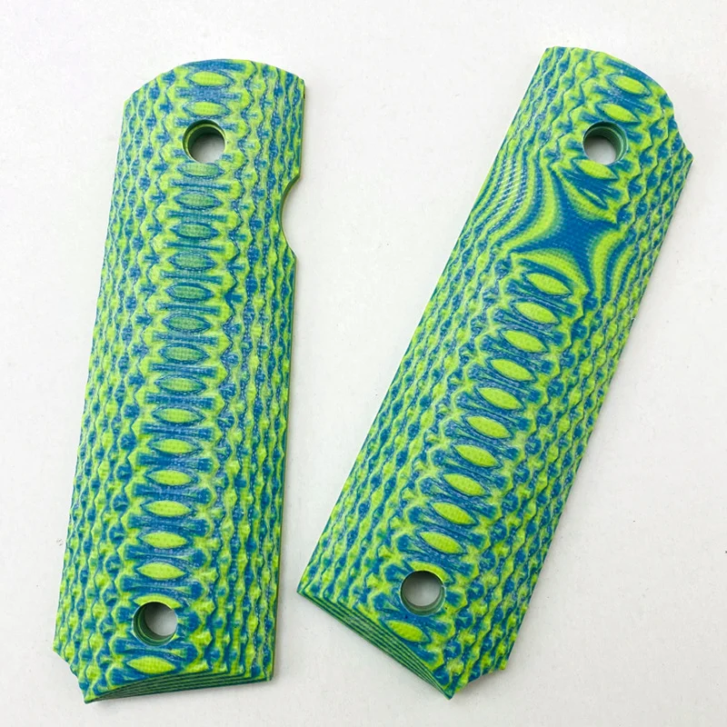 1 paio G10 materiale tattica 1911 modelli impugnature maniglia Patch personalizzato fai da te bilance pistola gambo accessori parti lastra antiscivolo