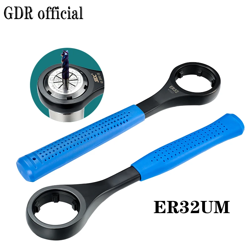 ER16 ER20 ER25 ER32 ER40 BT30 BT40 BT50 High-end  tool wrench ER Nut wrench pull nail wrench nut B6339-40 MAZAK CAT DIN40 50