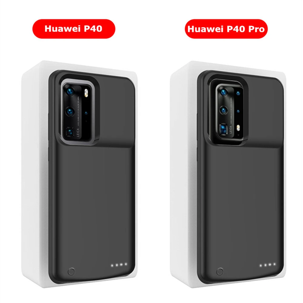 NTSPACE Battery Charger Cases for Huawei P40 Pro Battery Case 6800mAh External Power Bank Cover for Huawei P40 Charging Case