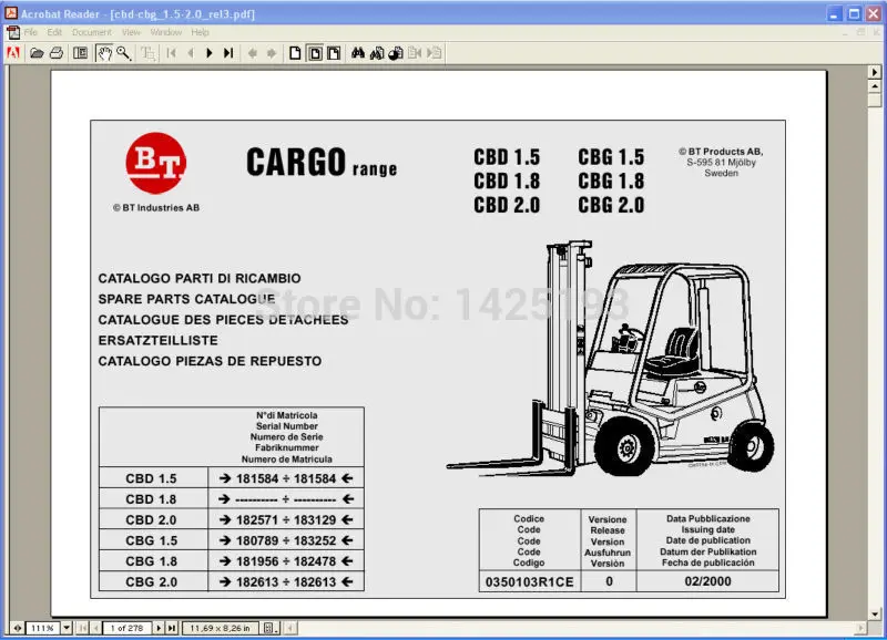 

BT Cargo Range