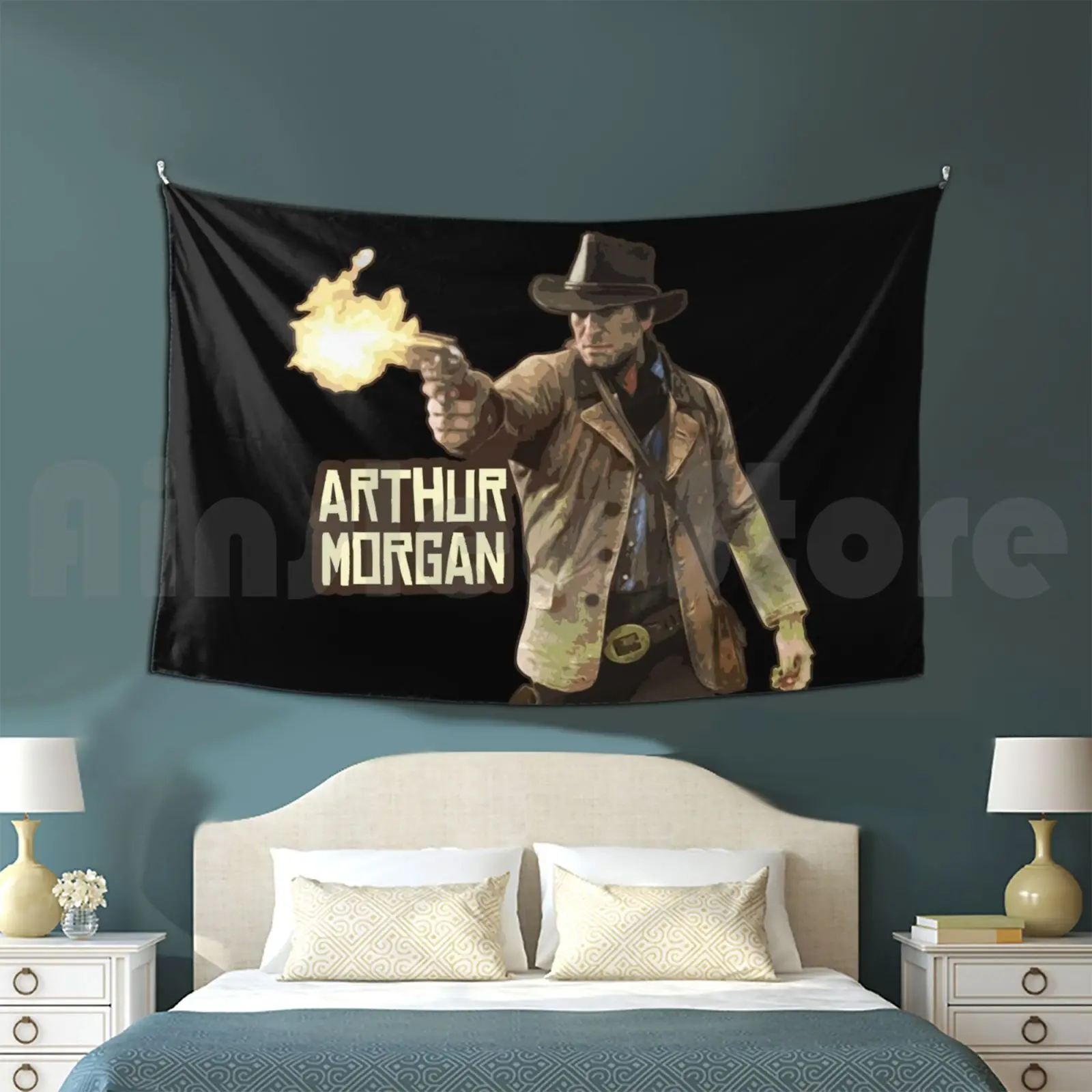 Rdr2 | Arthur Morgan Tapestry Living Room Bedroom Arthur Morgan Redemption Redemption 2 Rdr2 Redemption