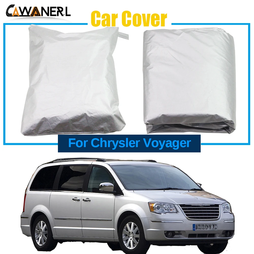 Car Cover For Chrysler Voyager Indoor Outdoor Anti-UV Sun Rain Snow Dust Protection Full MPV Cover Windproof