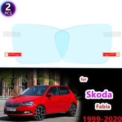 Full Cover Protective Film for Skoda Fabia 1 2 3 6y 5j nj MK1 MK2 MK3 1999~2020 Car Rearview Mirror Rainproof Anti-Fog Stickers