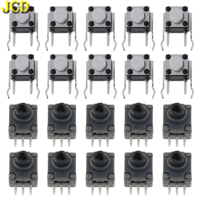 

JCD 20pcs/Lot LB RB LT RT Micro Switch Button Replacement Part for Xbox 360 Controller Trigger Bumper Button