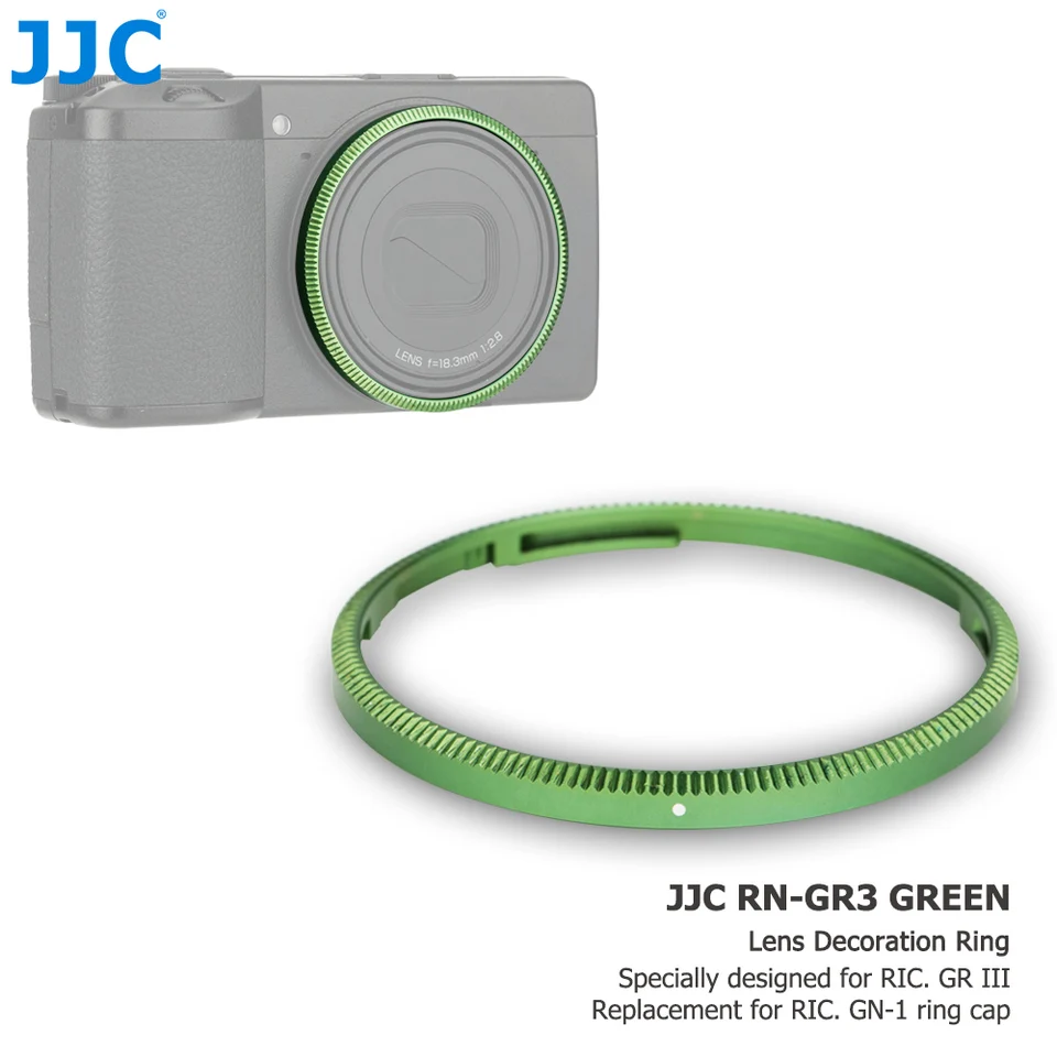 JJC Durable Aluminium Lens Ring For Ricoh GR III HDF GR III GRIII