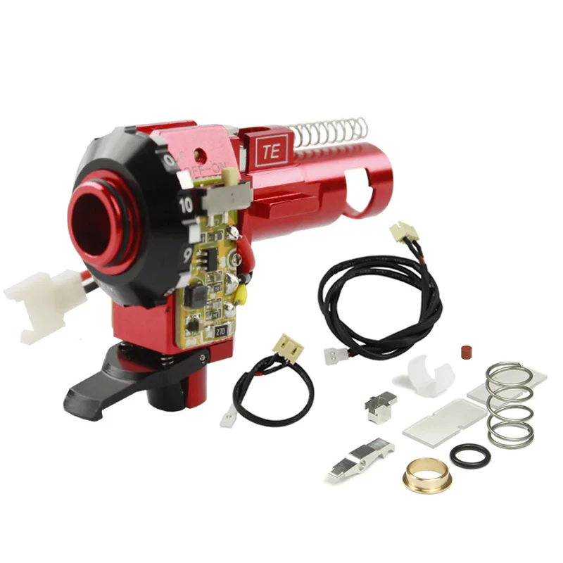 VULPO CNC Aluminium Legierung Hop Up Kammer Mit LED Für Airsoft AEG M4 M16 Jagd Zubehör – Detail 7