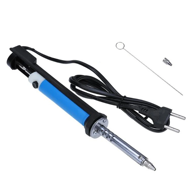 Sucção de Estanho Elétrico Portátil, Sucker Pen, Bomba Desoldering, Ferramenta de Solda, AC, EU, 220V,US, 110V, 30W