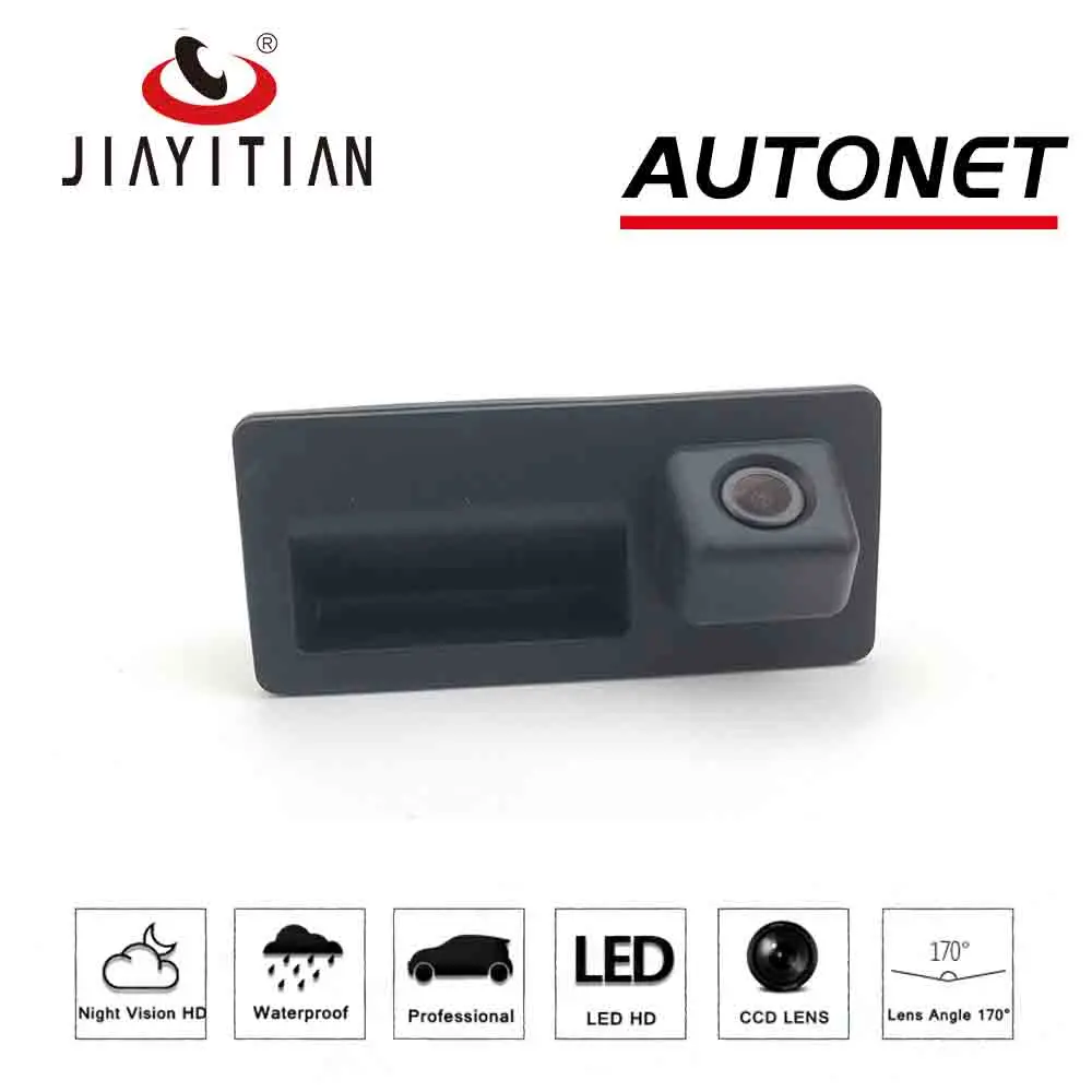 JIAYITIAN Trunk Handle Camera For VW Touran 1T3 T5 2010~2016 2017 2018 2019 backup Parking Reverse camera CCD Night Vision
