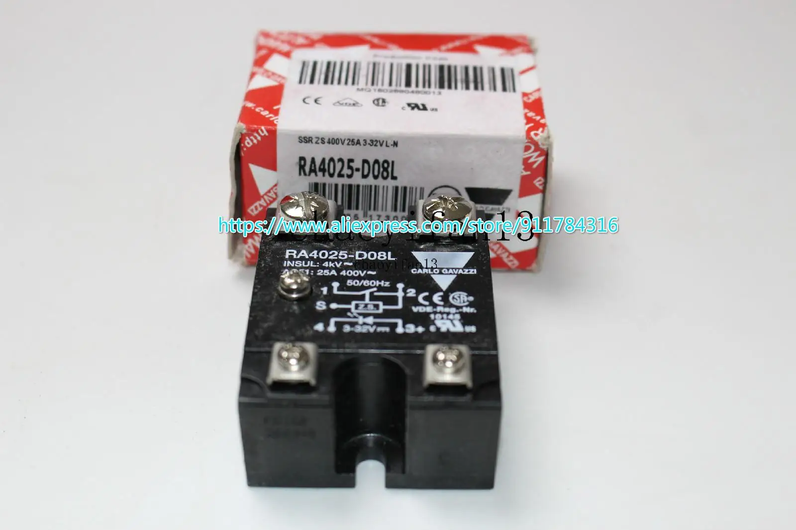 

100% New Original Carlo RA4025-D08L RA4025L10NCSS00 Solid State Relay