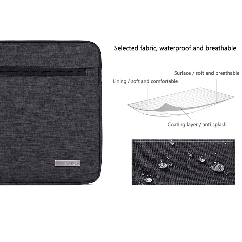 حافظة كمبيوتر محمول من BGreen حافظة كمبيوتر لوحي كم حقيبة كمبيوتر محمول يبوك باد ماك بوك هواوي سامسونج ديل آسوس