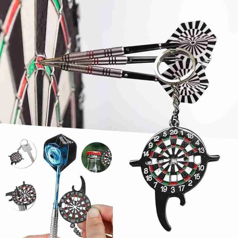 Keychain Dart Wrench Tool Tighten Darts Shaft Bottle Removal Keychain Survival Opener Accessories Dart Outdoor Dart Tools W S5Z7