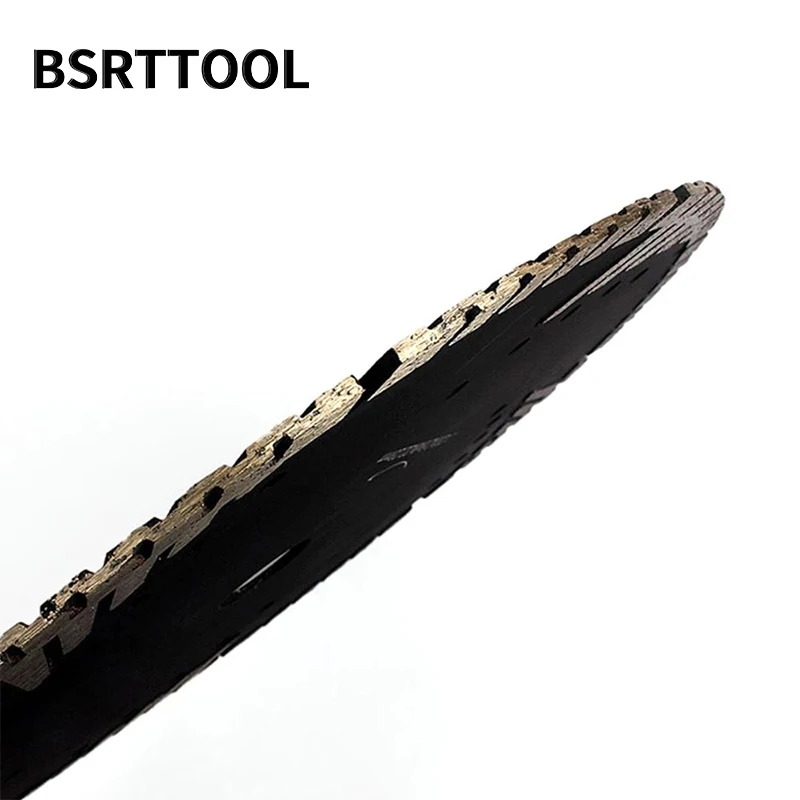 BSRTTOOL 1pc Diamond Circular Saw Blades Cutting Granite Stone Porcelain Ceramic Tile Saw Disc with Protection Teeth