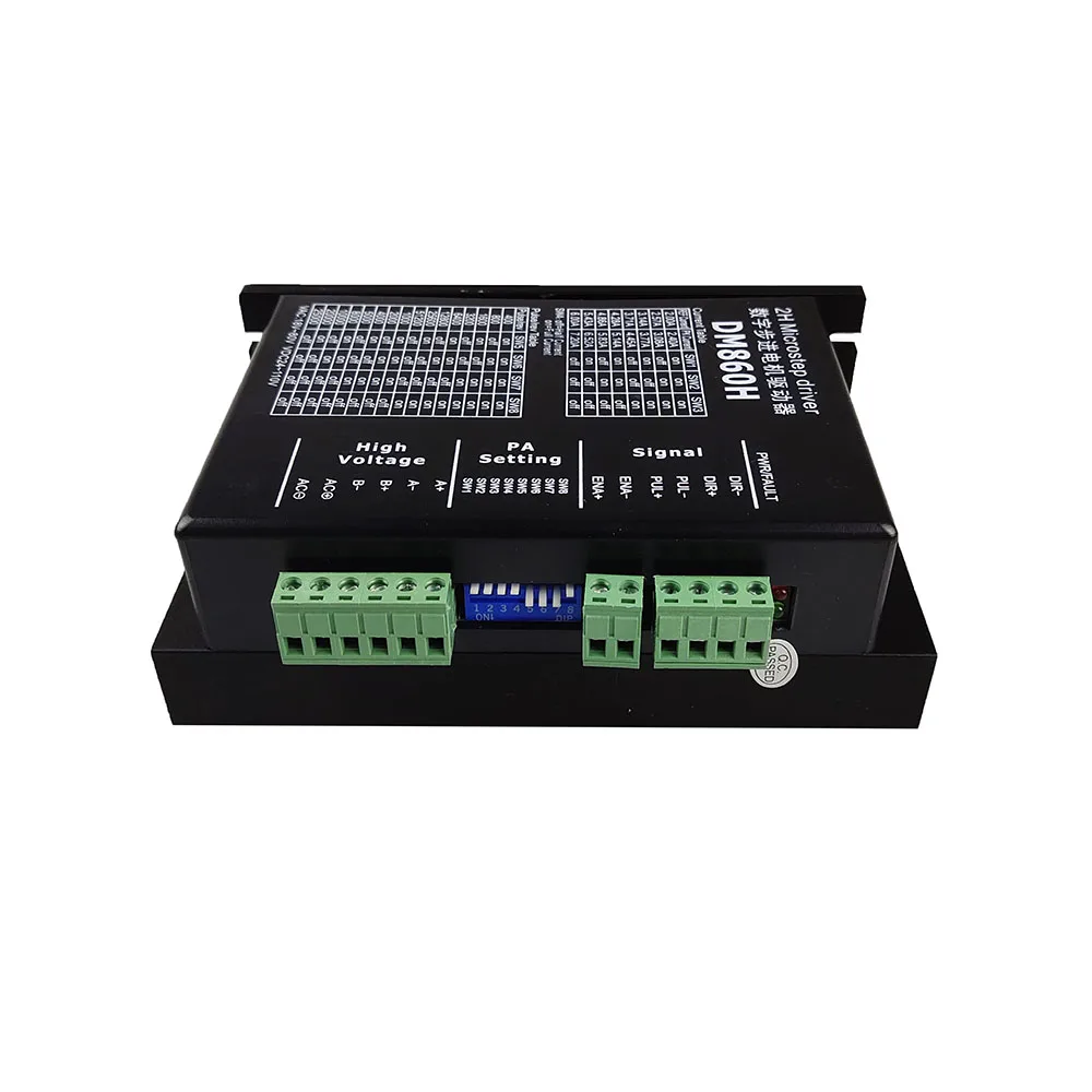 Động Cơ Bước Lái Xe Dm860H Microstep Động Cơ 2 Pha DC Bộ Điều Khiển Tốc Độ Động Cơ 57 86 Động Cơ Bước Nema 23 34