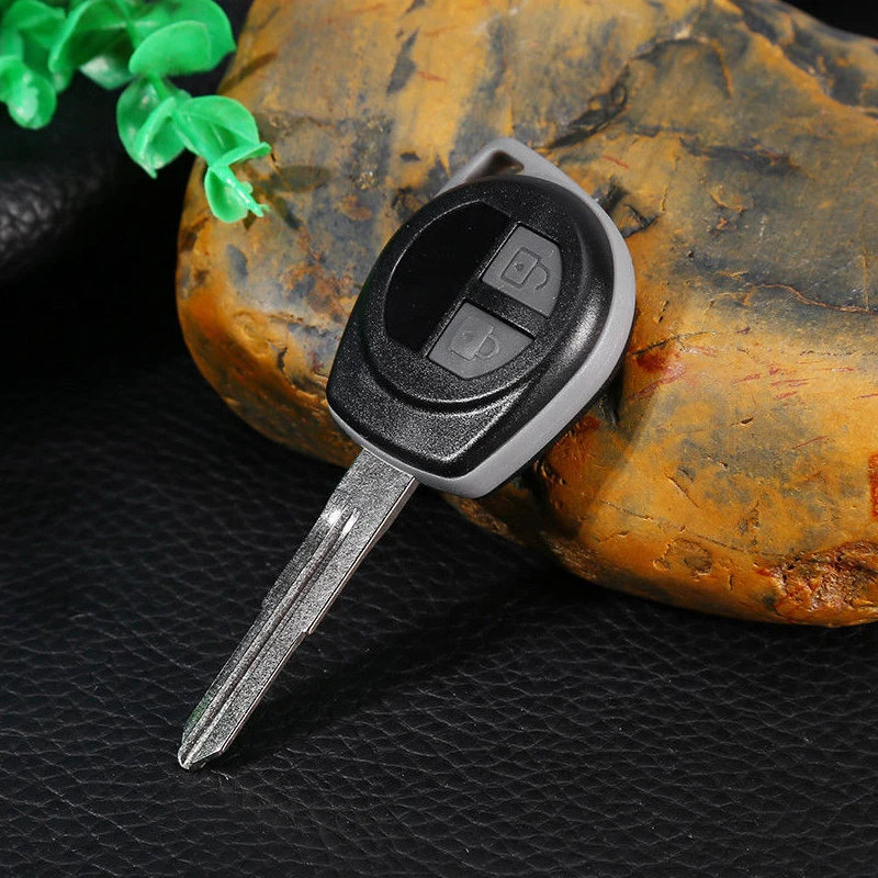 2 Buttons Remote Car Key Fob Shell HU87 Blade ID46 Chip Fit for SUZUKI Swift Ignis SX4 Alto Key Case Cover