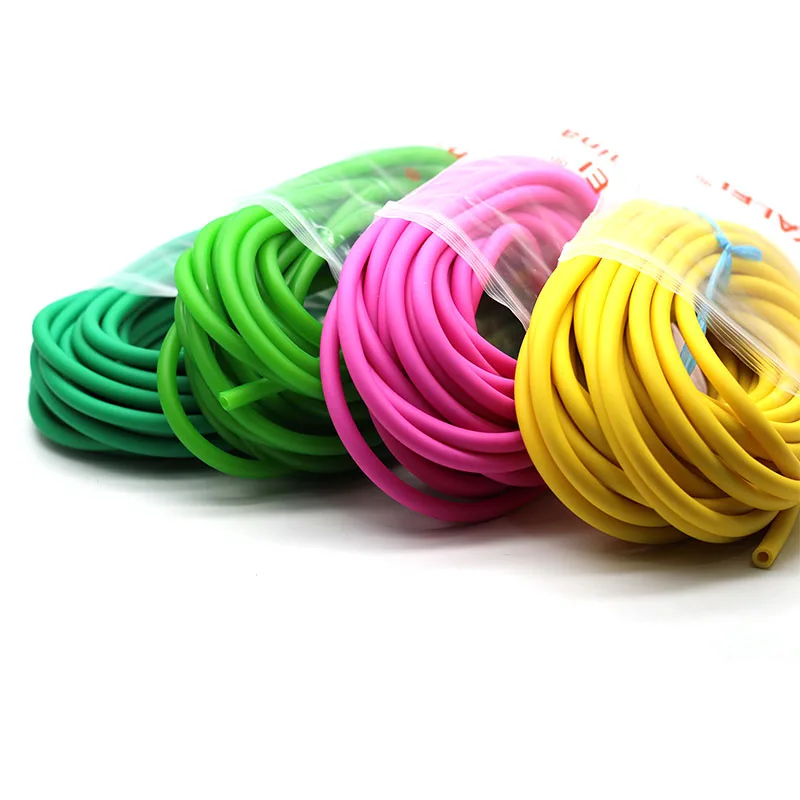 Resistance Band 5-10M A Piece Size  3070 4070 Natural Rubber Band Latex Tube Pull Rope  Tourniquet Rope  exercise bands