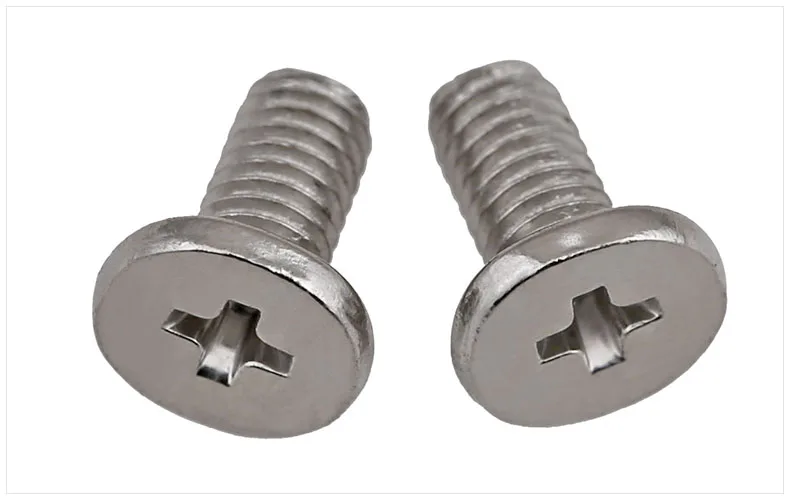 CM flat head screw Large flat head M2 M2.5 M3 M4 screw Nickel plated thin head screw cross head screw