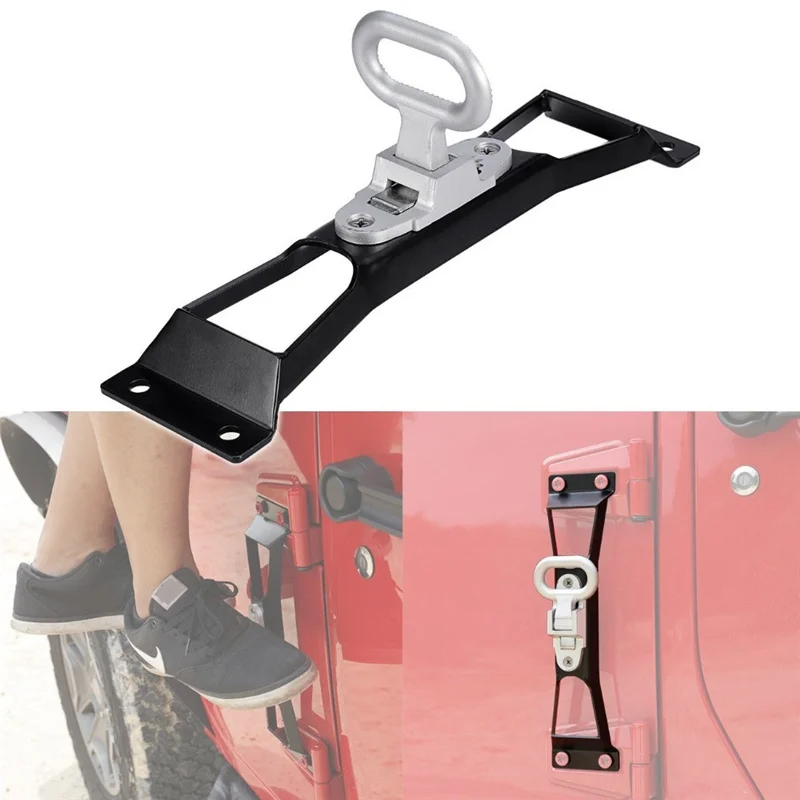 

Car Door Hinge Pedal For Jeep Wrangler JK 2007-2017 Foot Rest Peg Stepping Climbing Ladder