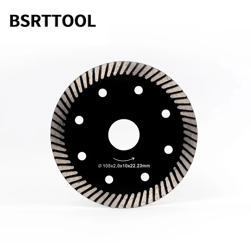 

BSRTTOOL 4 Inch 105mm Diamond Saw Blade Hot Pressed Cutting Disc Granite Marble Tile Grinding Cutting For Angle Grind