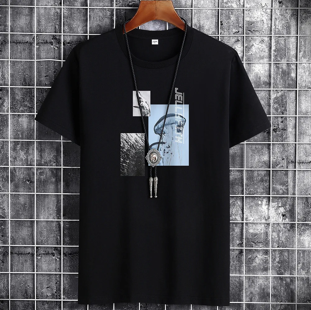 2024 T Shirt for Men Clothing Summer Oversized Running Tshirts Men Manga Gym Clothing Goth Harajuku Streetwear Hip Hop Tee Shirt