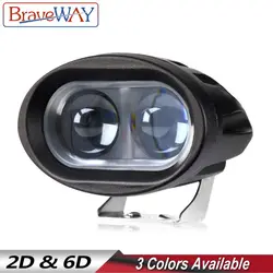 BraveWay 1PCS LED Headlights for Car Motorcycle Truck Tractor Trailer SUV ATV Off-Road Led Work Light 12V 24V Fog Lamp