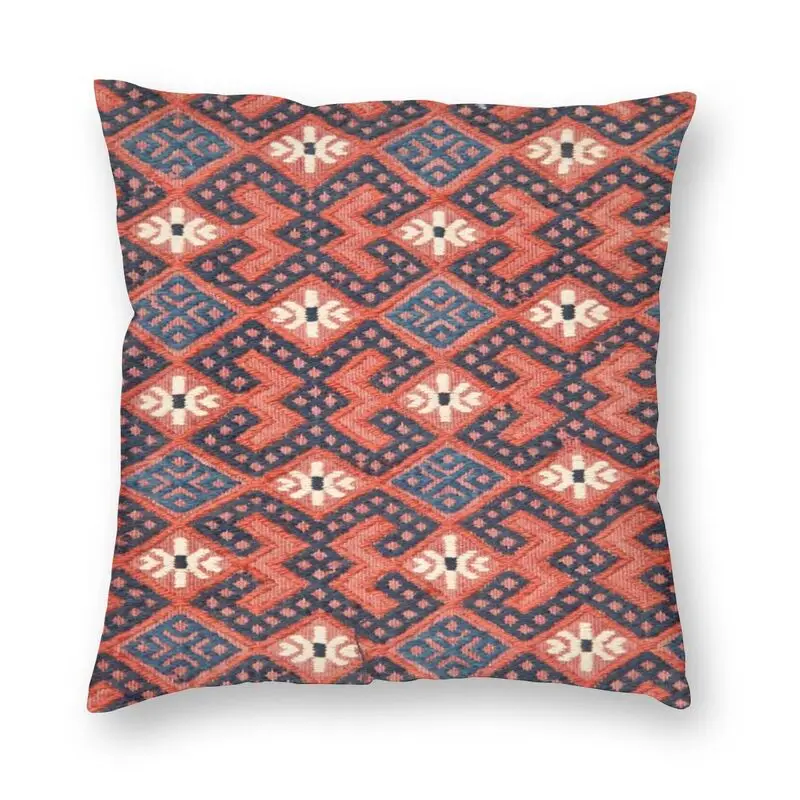 Kilim Oriental Rug Traditional Geometric Pattern Cushion Covers For Sofa Bohemian Ethnic Art Square Throw Pillow Cover 45x45cm