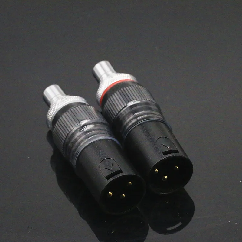 1 قطعة TONEKATE XLR ذكر مطلية بالذهب إلى CMC مطلي غي RCA مقعد حمى الصوت التوازن كانون إلى لوتس أنثى التوصيل