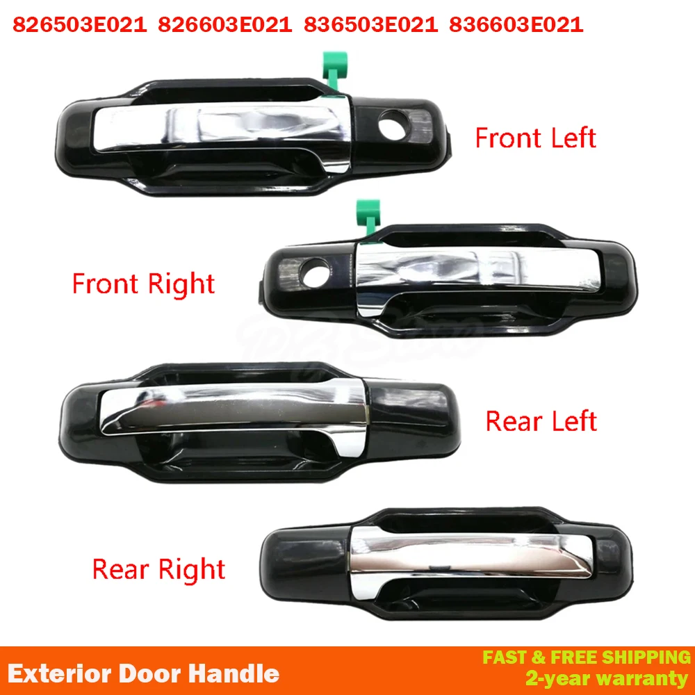 

For Kia Sorento 2003-2009 Exterior Door Handle Front Rear Left/Right ABS LHD 826503E021 826603E021 836503E021 836603E021