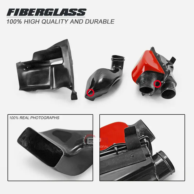 

For Honda 06-08 Civic FD2 MU Style FRP Unpainted Air Box with Air Duct Trim Kits Bodykits Parts