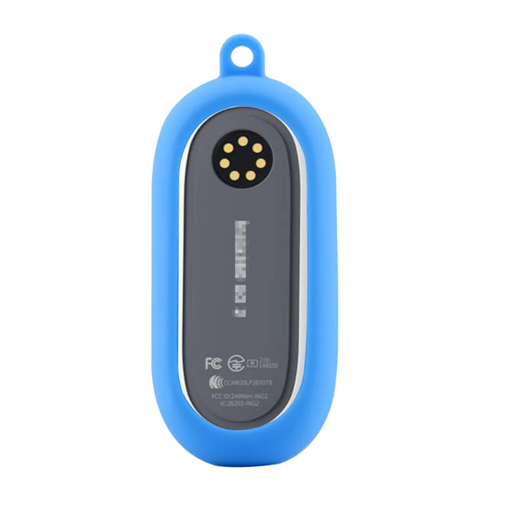 Funda protectora de silicona suave para cámara Insta360 GO 2, accesorios de cobertura completa, color negro/azul opcional