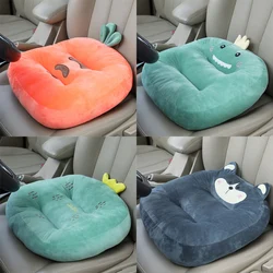 Cojín de asiento de coche de dibujos animados, cojín de silla grueso de oficina, almohadilla de tope de elevación, juguete de peluche para niños, Linda almohada para el hogar de muñeca