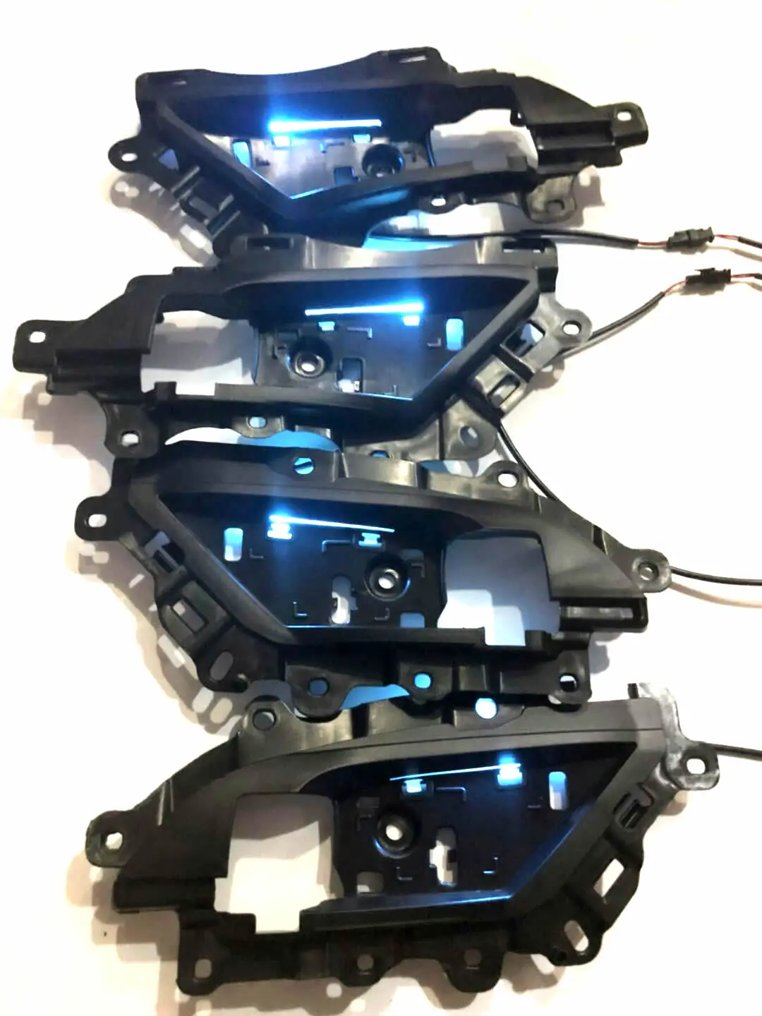 Car Interior LED Decorative Light Center Console Atmosphere Light Blue For Toyota Camry 2018 2019 2020 2021 Accessories