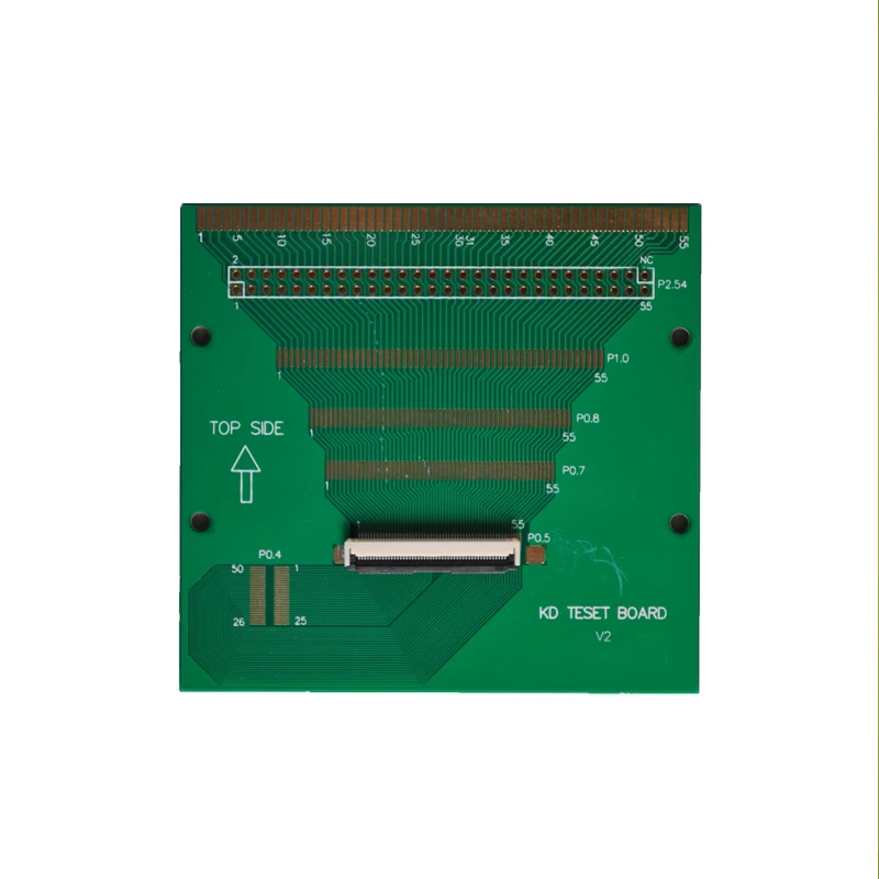 LCD & CTP connectors and Connect board 0.5 pitch to match different display pinout