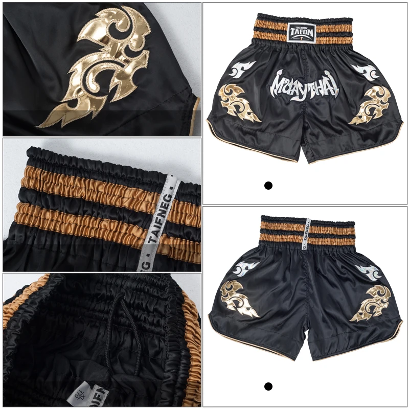 Classic Muay Thai Shorts For Men Women Boxing Kickboxing High Grade MMA Fight Clothing Training Boxing Trunk