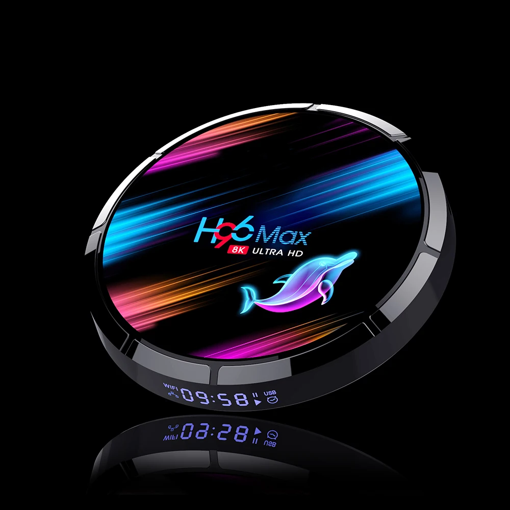 H96 MAX X3 صندوق تلفاز ذكي أندرويد 9.0 4GB 128GB Amlogic S905X3 2.4G/5G WIFI BT 1000M 8K جوجل ميديا بلاي H96Max تي في بوكس أندرويد