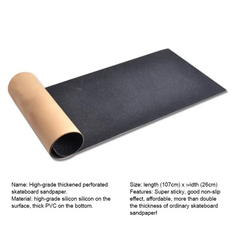 110CM  Professional Board Sandpaper Skateboard Matte Paper Board Sandpaper Accessories Brush Street Emery Road