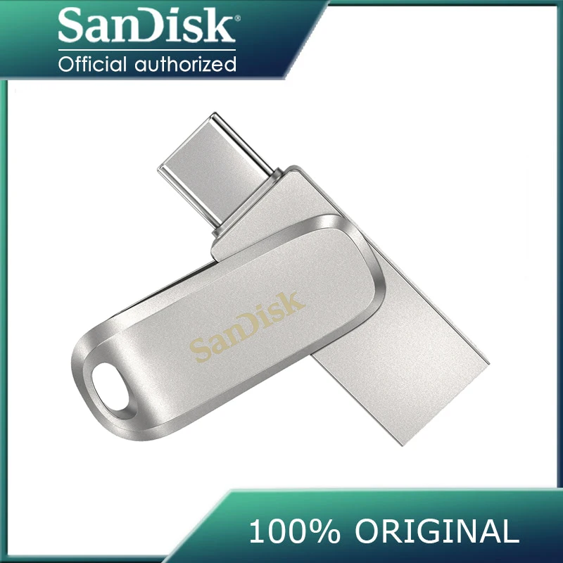 

Флеш-накопитель SanDisk SDDDC4 USB 3.1 Type-C двойной флеш-накопитель 512 ГБ 256 ГБ 128 Гб 64 Гб 32 ТБ металлический флеш-накопитель для ноутбука/телефона