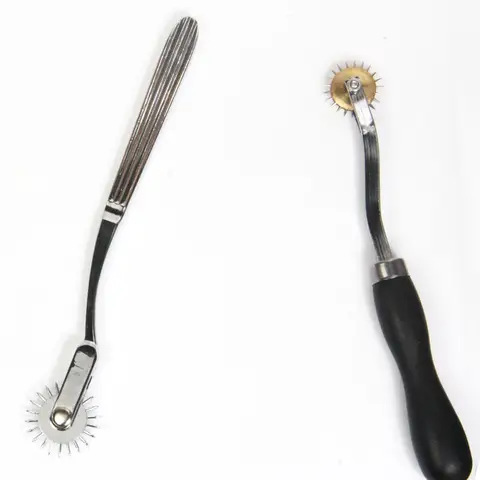 Finger Pin wheel Adult Games Sex Roller Wartenberg wheel Spikes Nipple Stimulator Sex Toys for Couples Gear /Breast Penis Tongue