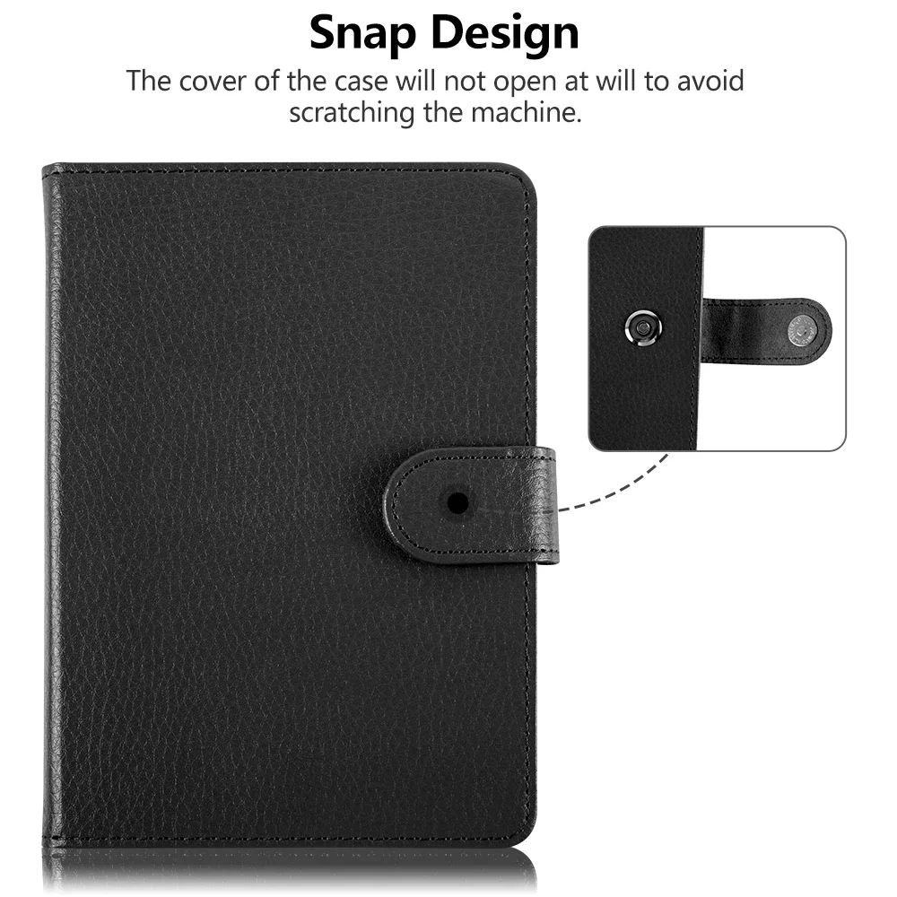 Ereader Funda Case for Sony Ebook PRS-T2 Magnetic Closure Leather Protective Shell Skin Cover for Sony PRS T2