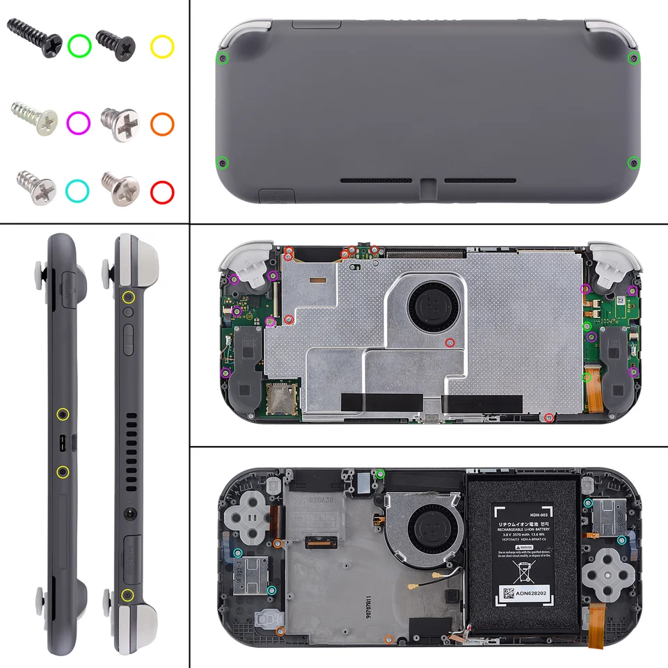 eXtremeRate NS Switch Lite 用 カスタムハウジング カメレオン